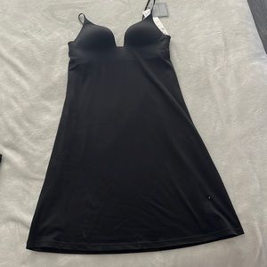 Uniqlo Black dress with built in bra